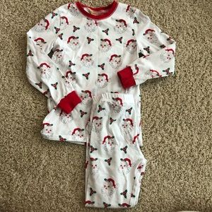 Classic Whimsy Santa pjs sz 7 VGUC